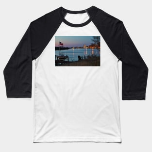 View Down On The River Baseball T-Shirt